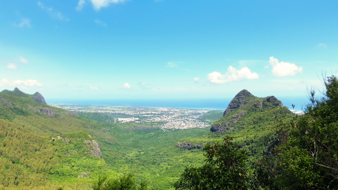 View from Le pouce Mountain - activities in Mauritius