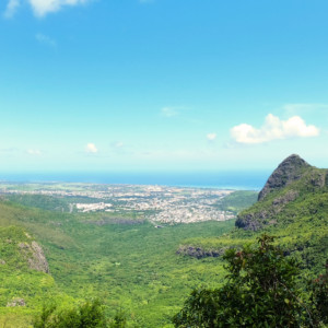 View from Le pouce Mountain - activities in Mauritius